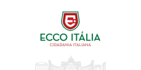Logotipo ECCO ITÁLIA CIDADANIA ITALIANA